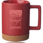 Caldwell 15 oz. Cork Base Ceramic Mugs