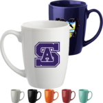 12 oz Glossy Mugs Curved Grip