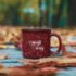 13 oz. Ceramic Campfire Coffee Mugs - Image 3