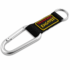 3/4" Polyester PVC Carabiner Keychain Pocket Lanyards w/ Keyring - Image 2