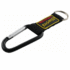 3/4" Polyester PVC Carabiner Keychain Pocket Lanyards w/ Keyring - Image 2