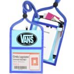 NYLON TWO TONE DOUBLE WINDOW POUCH