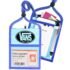 NYLON TWO TONE DOUBLE WINDOW POUCH - Image 3