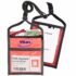 NYLON TWO TONE POUCH WITH FRONT ZIPPER POCKET