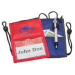 NYLON WALLET WITH ROPE LANYARDS