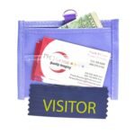 POLYESTER 1D RING SMALL CONVENTION WALLET