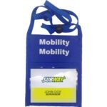 Standard Event Pouch w/ back zipper and 3/8" Lanyard