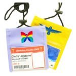 POLYESTER MEDIUM SIZE NECK WALLET