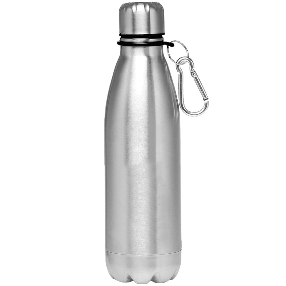 Dlab-Front-Silver-876289-sb117-silver-zoom 26 oz. Bullet Sports Water Bottles - Image 1