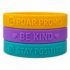 1" Embossed Wristband
