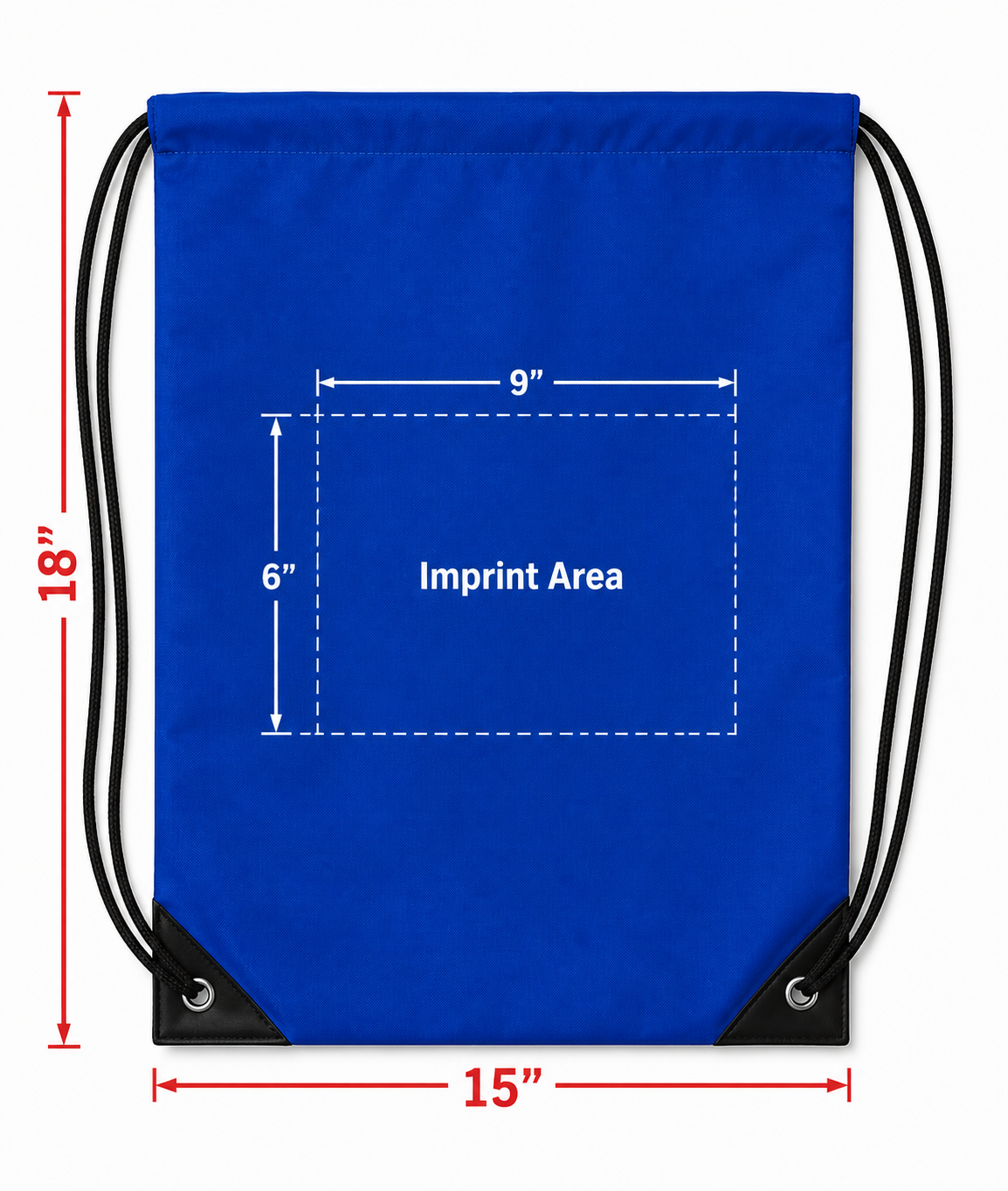 FDB02SP Sublimated Drawstring bag offer -football fabric - Image 1