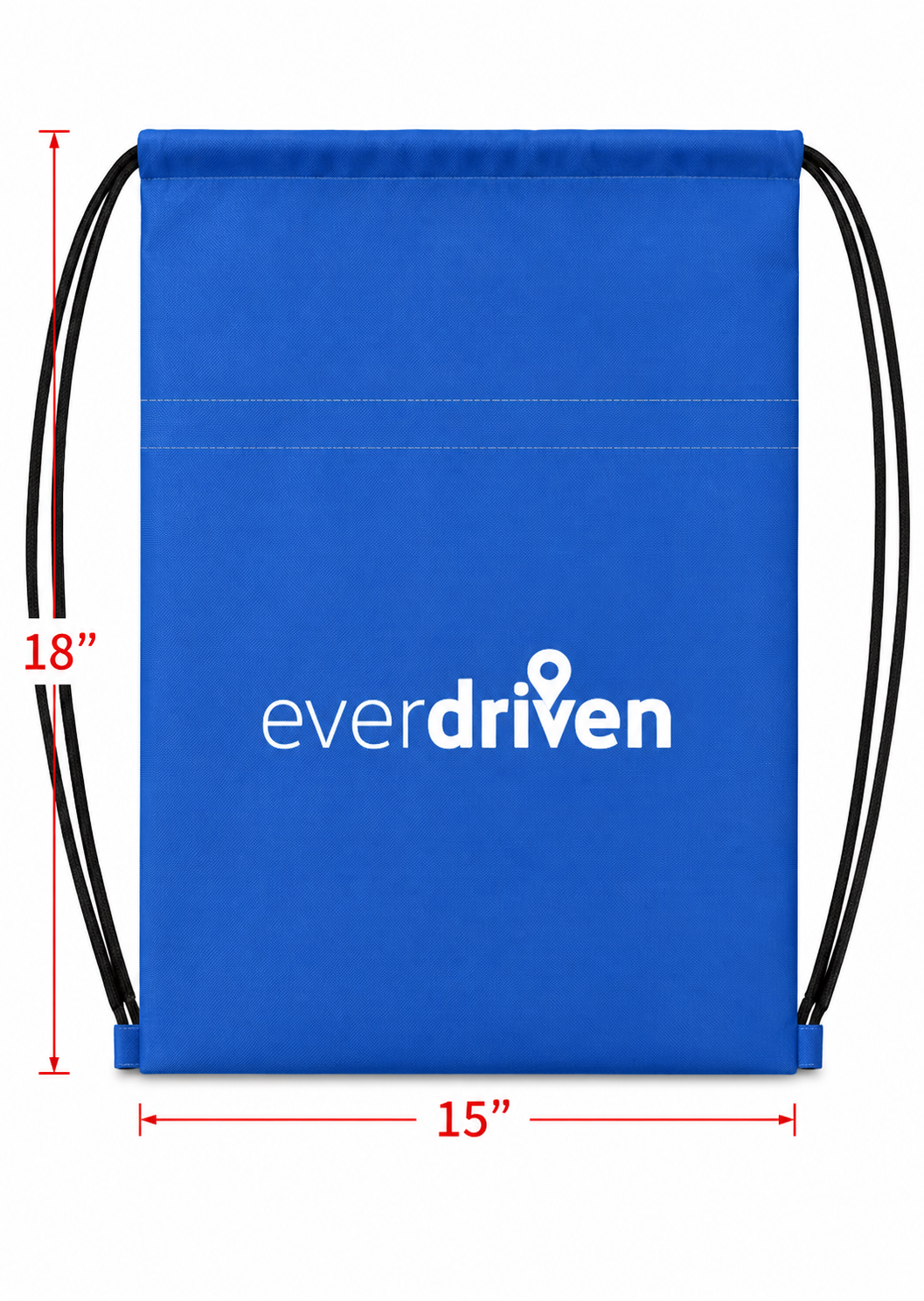 FDB07SP Solid color Heat printing Drawstring bag -football fabric - Image 1