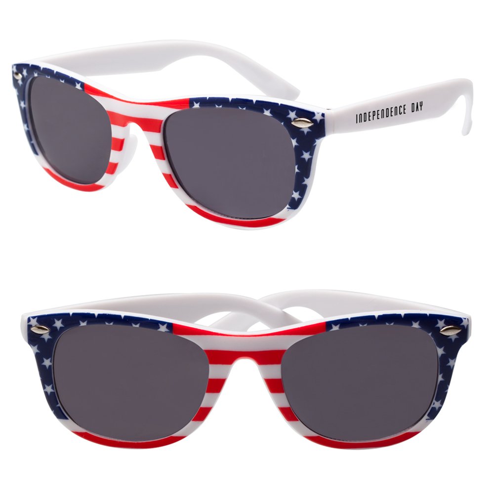 FLAG-922390-sgl15-flag-zoom American Flag Sunglasses - Image 1