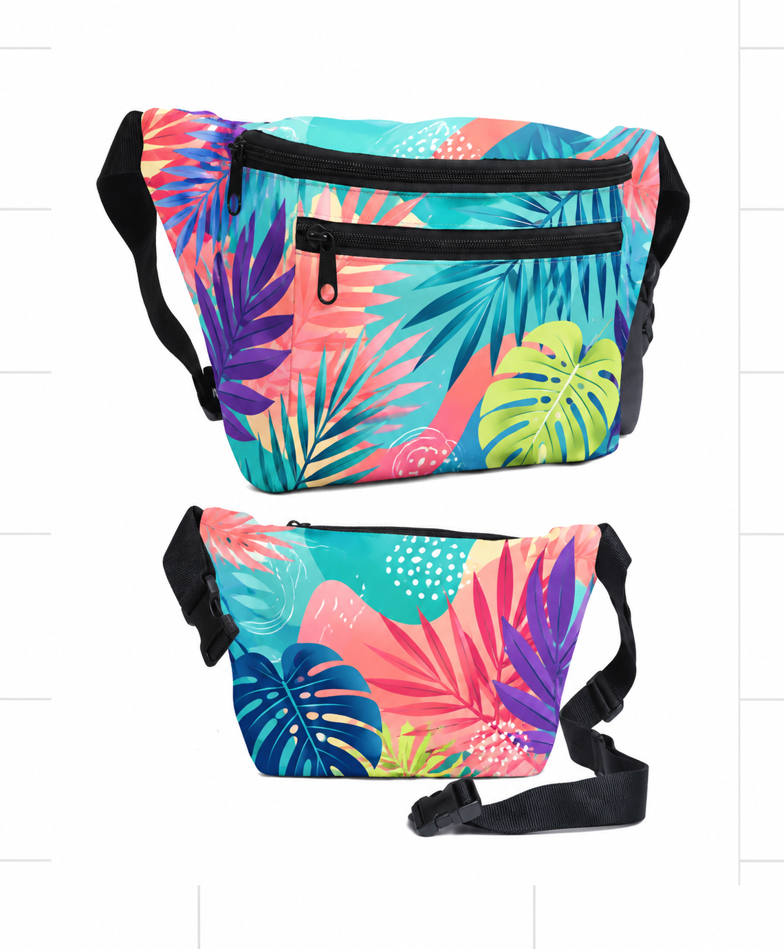 FP03 Sublimated 600D Fanny packs - Image 1