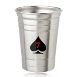 Stainless Steel Beer Cups 16 oz.