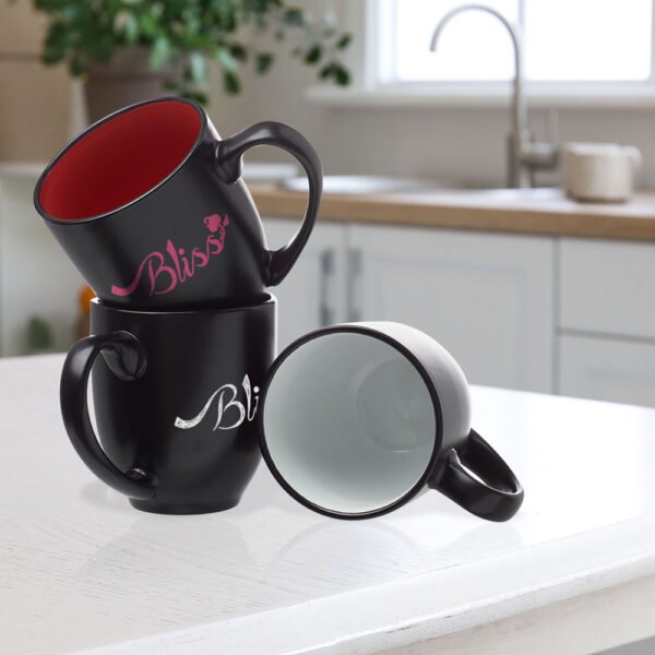 Bistro Dual Tone Ceramic Custom 16 oz.  Mugs