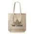 15W x 17H inch Box Cotton Tote Bags - Image 2