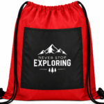 Joint drawstring bag 15"W*18"H
