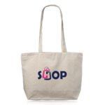 Cotton Canvas Totes with Zipper Closure