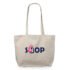 Cotton Canvas Totes with Zipper Closure