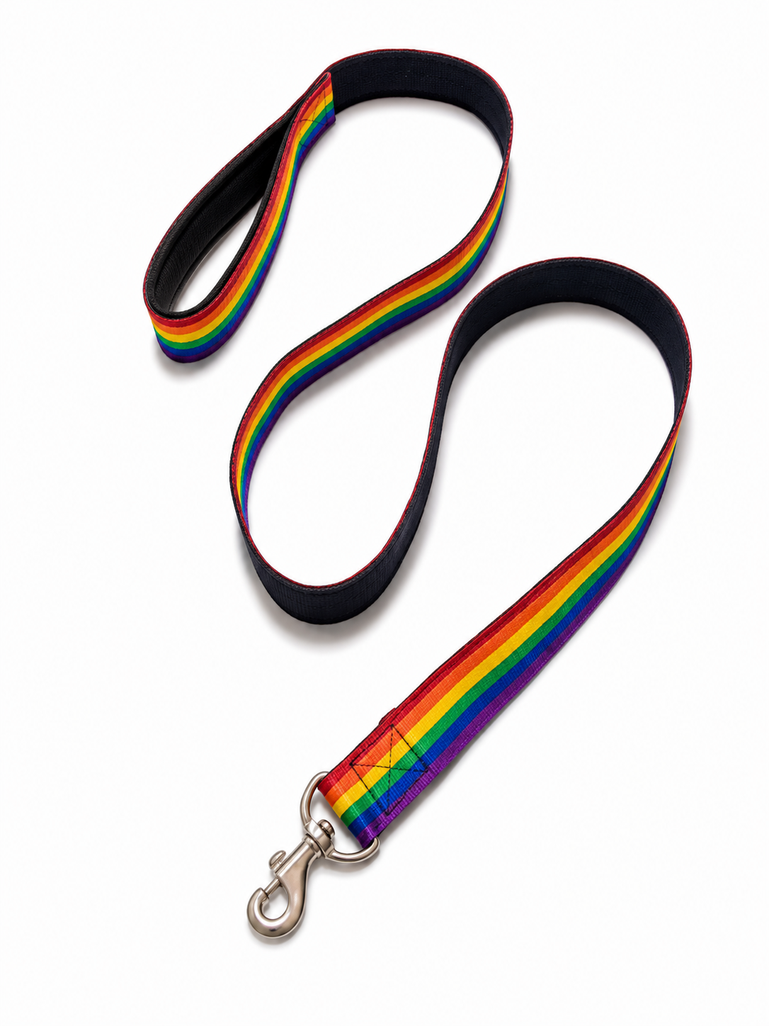 PL07 Rainbow Pet Leash w/ Metal Carabiner - Image 1