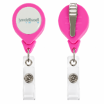 Water drop shape badge reel with Non-swivel Alligator Clip