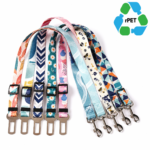 RPET Eco-friendly Adjustable Pet Safety Sublimation Seatbelt Leash