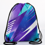 15"W X 18"H Dye sublimation Drawstring bag /W non -woven bottom