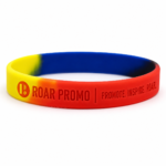 1/2" Segmented Debossed Wristband