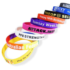 1/2" Debossed Color Filled Wristband - Image 4