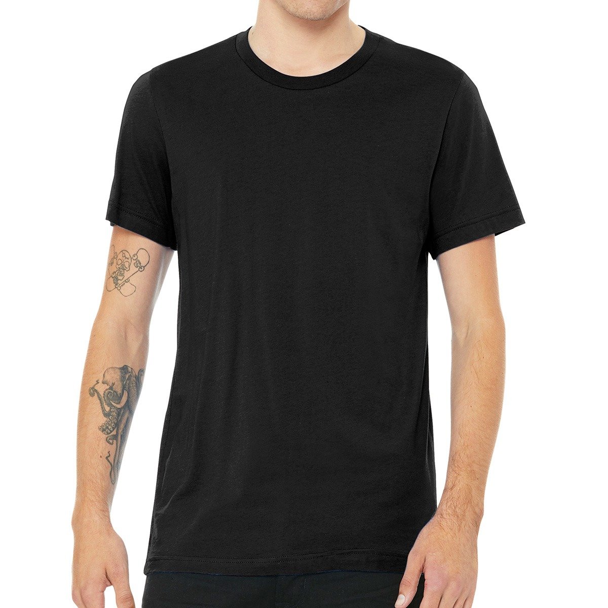 imgi_80_3001C_black Bella+CanvasĀ® Unisex Jersey Short Sleeve Tee - Image 1