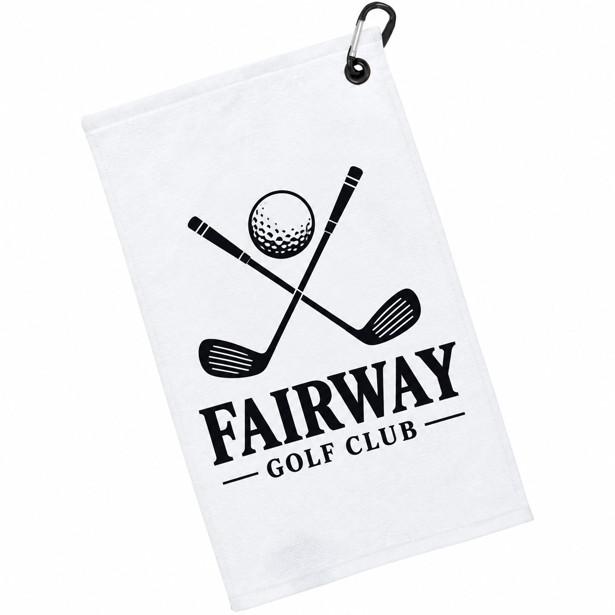 GBT01 18" x 11" Junior White Golf Towels - Image 1