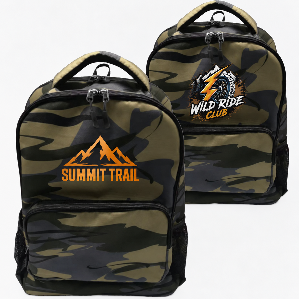 SB01 Lightweight Camo Bag Laptop Backpack - Image 1