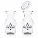 Reserv 12 oz.Plastic Disposable Wine Carafe With Lid
